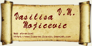 Vasilisa Mojićević vizit kartica